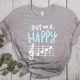 Put On A Happy Face Music Music Teacher Women's Heather T-Shirt Athletic Heather Put On A Happy Face Music Music Teacher Women's Heather T-Shirt Athletic Heather