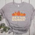 Que Pasa Calabaza Spanish Teacher Bilingual Pumpkin Women Women's Heather T-Shirt Athletic Heather