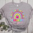 Rainbow I Believe In You Teacher Testing Day Women's Heather T-Shirt Athletic Heather Rainbow I Believe In You Teacher Testing Day Women's Heather T-Shirt Athletic Heather