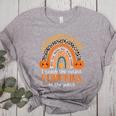 Rainbow I Teach The Cutest Pumpkins Kindergarten Teacher Men Women Women's Heather T-Shirt Athletic Heather