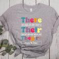There Their They'Re English Teacher Grammar Memes Women's Heather T-Shirt Athletic Heather There Their They'Re English Teacher Grammar Memes Women's Heather T-Shirt Athletic Heather