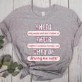 There Their They'Re Teacher English Grammar Police Women's Heather T-Shirt Athletic Heather
