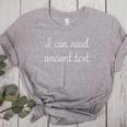 I Can Read Ancient Text English Teacher For Men Women Women's Heather T-Shirt Athletic Heather