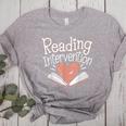 Reading Intervention Teacher Women's Heather T-Shirt Athletic Heather Reading Intervention Teacher Women's Heather T-Shirt Athletic Heather