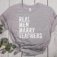 Real Men Marry Teachers Future Husband Wife Engagement Women's Heather T-Shirt Athletic Heather Real Men Marry Teachers Future Husband Wife Engagement Women's Heather T-Shirt Athletic Heather