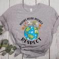Reduce Reuse Recycle Respect Earth Day Teacher Girl Women Women's Heather T-Shirt Athletic Heather Reduce Reuse Recycle Respect Earth Day Teacher Girl Women Women's Heather T-Shirt Athletic Heather