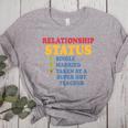 Relationship Status Single Married Hot Teacher Women's Heather T-Shirt Athletic Heather Relationship Status Single Married Hot Teacher Women's Heather T-Shirt Athletic Heather
