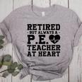 Retirement But Always A Pe Teacher At Heart Pride Shirt Women's Heather T-Shirt Athletic Heather Retirement But Always A Pe Teacher At Heart Pride Shirt Women's Heather T-Shirt Athletic Heather