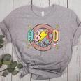 Retro ABCD Transitional Kindergarten Teacher Tour TK Teacher Women's Heather T-Shirt Athletic Heather