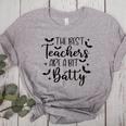 Retro The Best Teachers Are A Bit Batty Halloween Teacher Women's Heather T-Shirt Athletic Heather Retro The Best Teachers Are A Bit Batty Halloween Teacher Women's Heather T-Shirt Athletic Heather