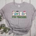Retro Christmas Snowman FCS Teacher Family Consumer Science Women's Heather T-Shirt Athletic Heather Retro Christmas Snowman FCS Teacher Family Consumer Science Women's Heather T-Shirt Athletic Heather