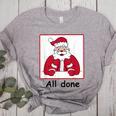 Retro All Done Christmas Special Ed Teacher Team Santa Women Women's Heather T-Shirt Athletic Heather Retro All Done Christmas Special Ed Teacher Team Santa Women Women's Heather T-Shirt Athletic Heather