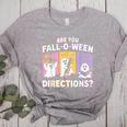 Retro Are You Fall O Ween Directions Teacher Halloween Ghost Women's Heather T-Shirt Athletic Heather Retro Are You Fall O Ween Directions Teacher Halloween Ghost Women's Heather T-Shirt Athletic Heather