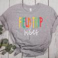 Retro Field Trip Vibes Vintage Field Trip Vibes Teacher Kids Women's Heather T-Shirt Athletic Heather