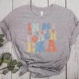 Retro Groovy In My Instructional Coach Era Teacher Women's Heather T-Shirt Athletic Heather