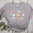 Retro We Can Do Hard-Things Teacher Back To School Women's Heather T-Shirt Athletic Heather