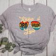 Retro Kickin It 3rd Grade Style Teacher Back To School Men Women Women's Heather T-Shirt Athletic Heather Retro Kickin It 3rd Grade Style Teacher Back To School Men Women Women's Heather T-Shirt Athletic Heather