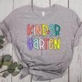 Retro Kindergarten Dream Team Back To School Teacher Kids Women's Heather T-Shirt Athletic Heather Retro Kindergarten Dream Team Back To School Teacher Kids Women's Heather T-Shirt Athletic Heather
