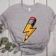 Retro Pencil Pencil Back To School Teacher Student Women's Heather T-Shirt Athletic Heather