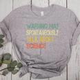 Retro Scientist Warning May Talk About Science Teacher Women's Heather T-Shirt Athletic Heather Retro Scientist Warning May Talk About Science Teacher Women's Heather T-Shirt Athletic Heather