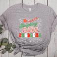 Retro Sleighing Math Problems Santa Math Teacher Christmas Women's Heather T-Shirt Athletic Heather Retro Sleighing Math Problems Santa Math Teacher Christmas Women's Heather T-Shirt Athletic Heather