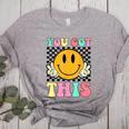 You Got This Retro Smile Motivational Testing Day Teacher Women's Heather T-Shirt Athletic Heather You Got This Retro Smile Motivational Testing Day Teacher Women's Heather T-Shirt Athletic Heather