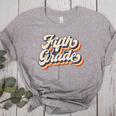 Retro Sunset Fifth Grade Teacher & Student Back To School Women's Heather T-Shirt Athletic Heather Retro Sunset Fifth Grade Teacher & Student Back To School Women's Heather T-Shirt Athletic Heather