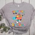 Retro Teaching Is My Superpower Apple Teacher Appreciation Women's Heather T-Shirt Athletic Heather Retro Teaching Is My Superpower Apple Teacher Appreciation Women's Heather T-Shirt Athletic Heather