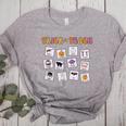 Retro Trick Or Treat Halloween Special Education Teacher Women's Heather T-Shirt Athletic Heather