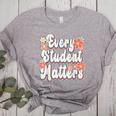 Retro Vintage Every Student Matters Teacher Paraprofessional Women's Heather T-Shirt Athletic Heather