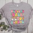 Retro Welcome Back To School Teacher Appreciation Boys Girls Women's Heather T-Shirt Athletic Heather Retro Welcome Back To School Teacher Appreciation Boys Girls Women's Heather T-Shirt Athletic Heather