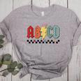 Rock Abcd Back To School Abcd Preschool Teacher Appreciation Women's Heather T-Shirt Athletic Heather Rock Abcd Back To School Abcd Preschool Teacher Appreciation Women's Heather T-Shirt Athletic Heather