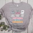 Rock Paper Scissors Teacher Librarian Nothing Beats Reading Women's Heather T-Shirt Athletic Heather Rock Paper Scissors Teacher Librarian Nothing Beats Reading Women's Heather T-Shirt Athletic Heather