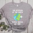 Rotation Of The Earth Makes My Day Science Teacher Earth Day Women's Heather T-Shirt Athletic Heather