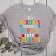 I Run Marathon Just Kidding I Chase Toddlers Teacher Women's Heather T-Shirt Athletic Heather