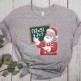 Santa Teacher 67 Math Christmas Xmas Holiday Number 67 Women's Heather T-Shirt Athletic Heather Santa Teacher 67 Math Christmas Xmas Holiday Number 67 Women's Heather T-Shirt Athletic Heather