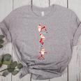 Santa Yoga Poses For Yogi Teacher Christmas Yoga Poses Women's Heather T-Shirt Athletic Heather