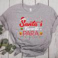 Santa's Favorite Para Christmas Paraprofessional Teacher Women's Heather T-Shirt Athletic Heather Santa's Favorite Para Christmas Paraprofessional Teacher Women's Heather T-Shirt Athletic Heather