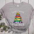 Santa's Favorite Teacher Idea For Christmas Teachers Women's Heather T-Shirt Athletic Heather Santa's Favorite Teacher Idea For Christmas Teachers Women's Heather T-Shirt Athletic Heather