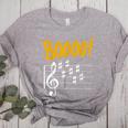 Scary Key Signature Boo Music Halloween Musician Teacher Men Women Women's Heather T-Shirt Athletic Heather