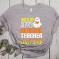 This Is My Scary Reading Teacher Costume Halloween School Women's Heather T-Shirt Athletic Heather This Is My Scary Reading Teacher Costume Halloween School Women's Heather T-Shirt Athletic Heather