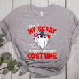 This Is My Scary Science Teacher Costume Ghost Halloween Women's Heather T-Shirt Athletic Heather This Is My Scary Science Teacher Costume Ghost Halloween Women's Heather T-Shirt Athletic Heather