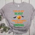 My Scary Social Studies Teacher Costume Halloween Men Women Women's Heather T-Shirt Athletic Heather