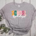 School Psychologist Rainbow Psychology Teacher Women's Heather T-Shirt Athletic Heather