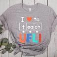 Science Of Reading I Love To Teach UFLI Teacher Literacy Women's Heather T-Shirt Athletic Heather Science Of Reading I Love To Teach UFLI Teacher Literacy Women's Heather T-Shirt Athletic Heather