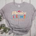 Science Of Reading Teacher Phonics Is My Love Language Women's Heather T-Shirt Athletic Heather