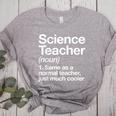 Science Teacher Definition Back To School First Day Women's Heather T-Shirt Athletic Heather Science Teacher Definition Back To School First Day Women's Heather T-Shirt Athletic Heather
