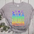 Science Teacher Because Figuring Things Out Is Better Than Women's Heather T-Shirt Athletic Heather Science Teacher Because Figuring Things Out Is Better Than Women's Heather T-Shirt Athletic Heather