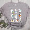 Science Teacher Ghost Laboratory Halloween Teacher Women's Heather T-Shirt Athletic Heather Science Teacher Ghost Laboratory Halloween Teacher Women's Heather T-Shirt Athletic Heather