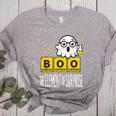 Science Teacher Halloween Elements Of Surprise Chemistry Women's Heather T-Shirt Athletic Heather Science Teacher Halloween Elements Of Surprise Chemistry Women's Heather T-Shirt Athletic Heather